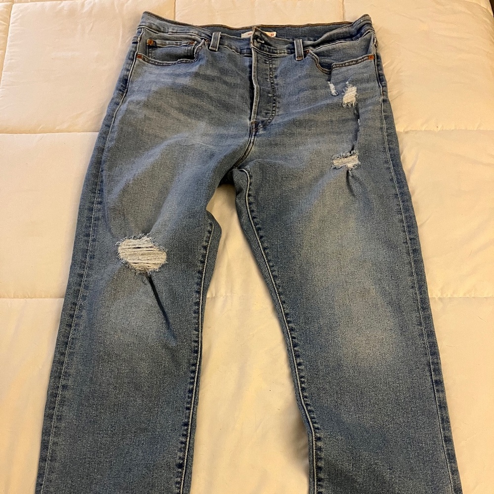 Levi wedgie straight jeans
